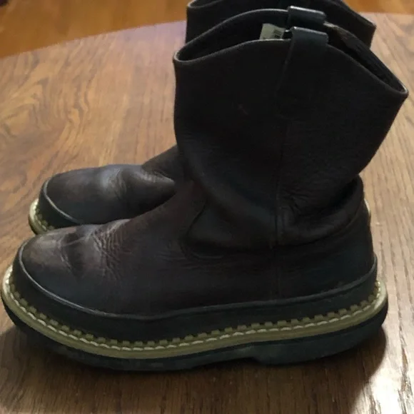 Little Georgia Giant Wellington Brown Boot Boys size 2M